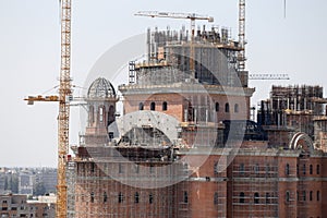 Construction site of Catedrala Mantuirii Neamului